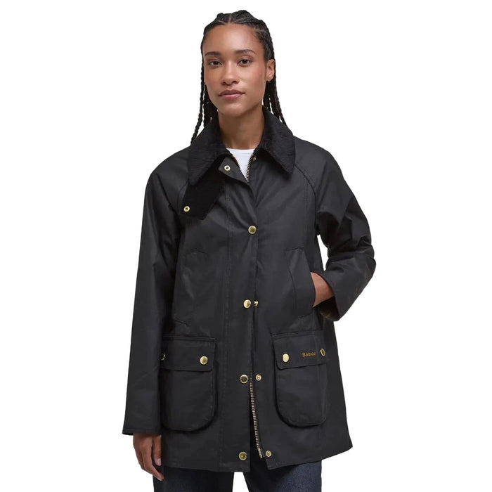 Barbour Modern Beadnell Waxed Jacket - Black