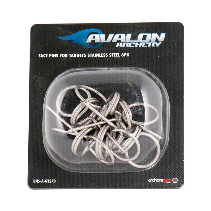 Avalon Stainless Target Pins (6 Pack)