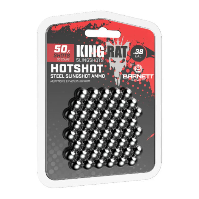 King Rat Hot Shot Slingshot Ammo - 50 pack