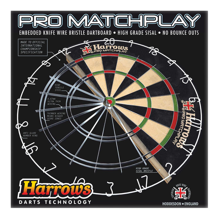 Harrows Pro Match Blade Dart Board.