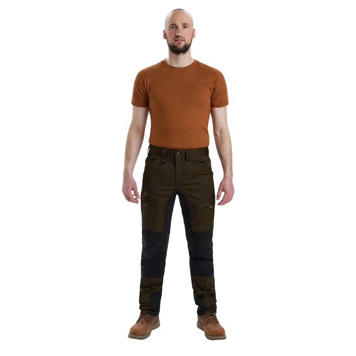 Rogaland Stretch Trousers WIth Contrast - Fallen Leaf 3771
