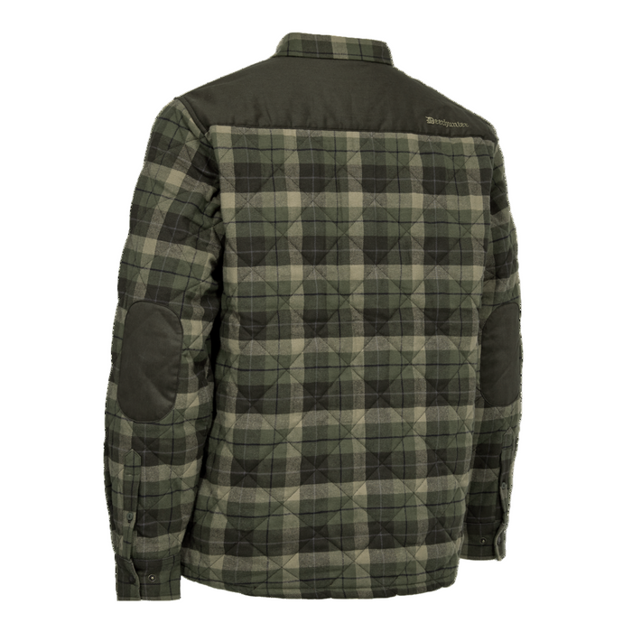 Deerhunter Elbert Padded Shirt Jacket - Green Check 5684