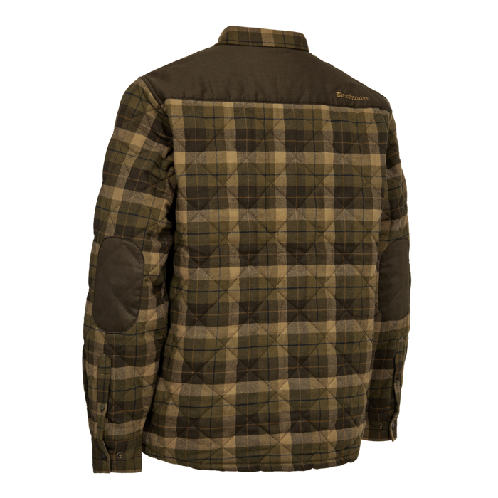 Deerhunter Elbert Padded Shirt Brown Check  5684