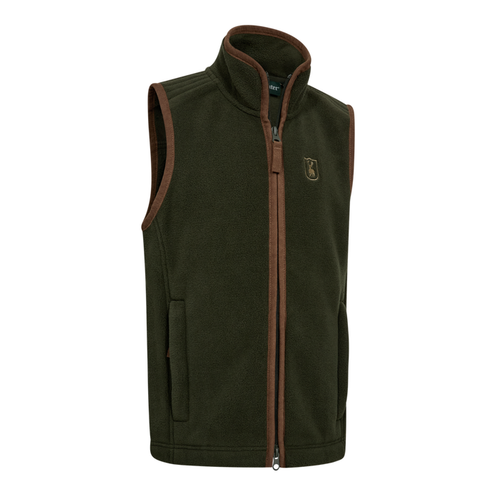 Deerhunter Youth Cumbria Fleece Waistcoat - Forest Amber