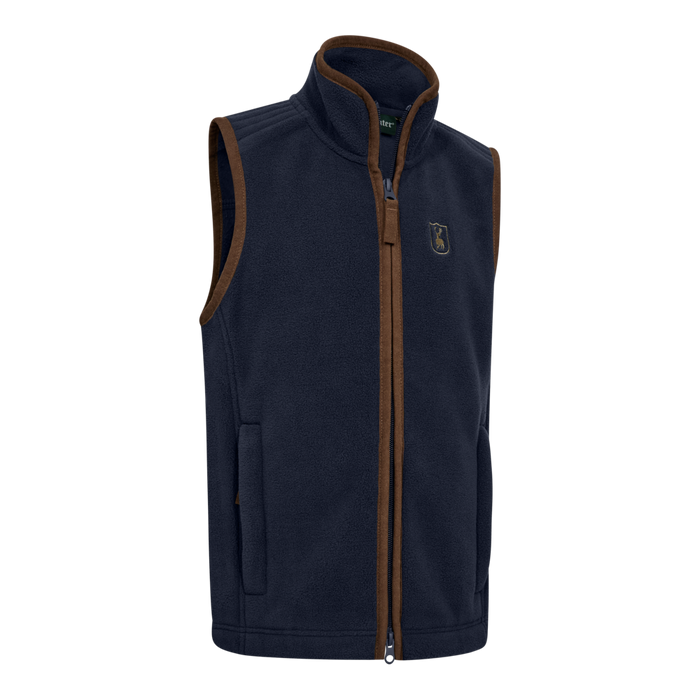 Deerhunter Youth Cumbria Fleece Waistcoat - Dark Blue  4639B