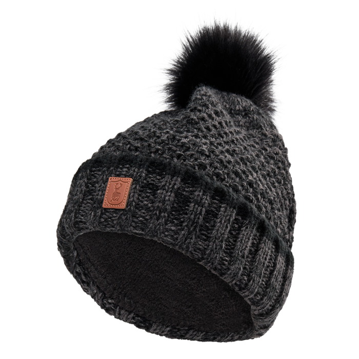 Deerhunter Lady Knitted Hat  -  Black  6486