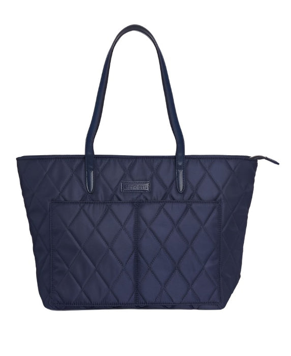 Barbour Quilt Tote Bag - Navy