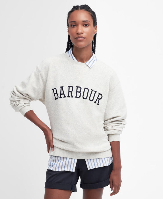 Barbour Northumberland Sweatshirt Cloud / Navy