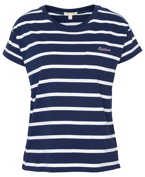 Barbour Otterburn Stripe T Shirt Navy /White