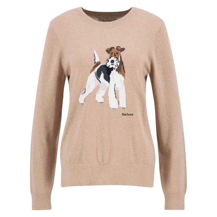 Barbour Fareham Crew Neck Jumper - Pale Carmel