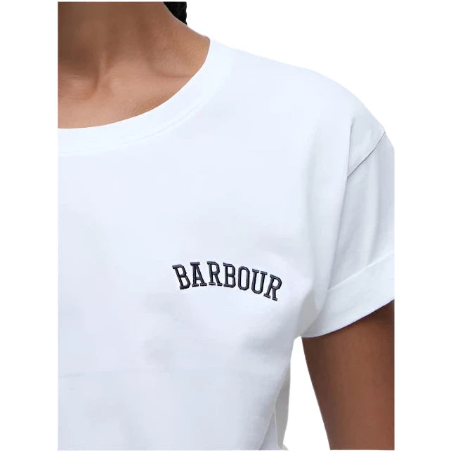 Barbour Kenmore T- Shirt - White