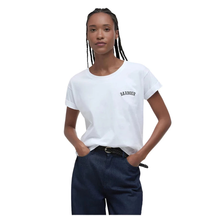 Barbour Kenmore T- Shirt - White