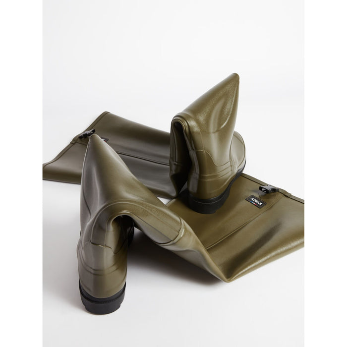 Aigle Truite Thigh Waders - Kaki