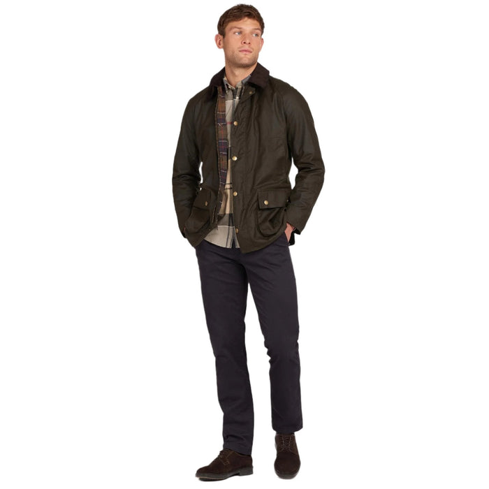 Barbour Ashby Men's Wax Jacket - Olive