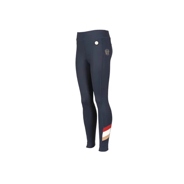 Aubrion Riding Tights Navy  Youth  8650