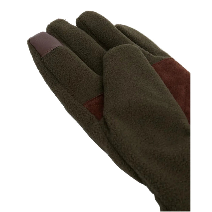 Barbour Coalford Fleece Gloves - Olive