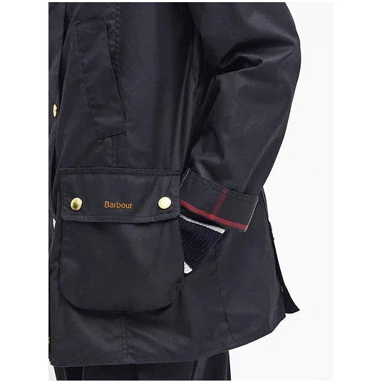 Barbour Modern Beadnell Wax Jacket - Navy Classic