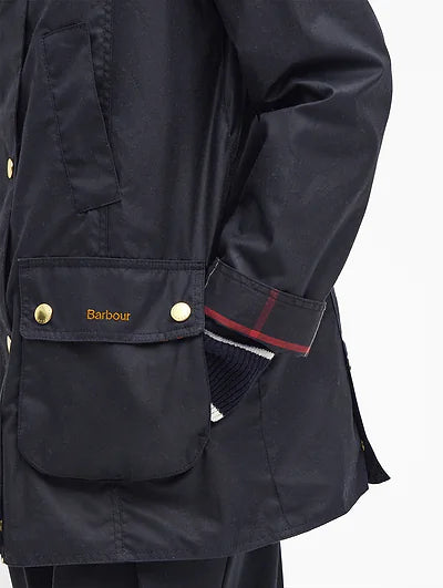 Barbour Moderm Beadnell Wax Jacket  - Navy Classic