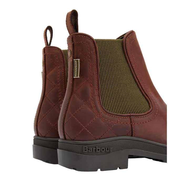 Barbour Amble Chelsea Boots - Mahogony/Choc Nubuck