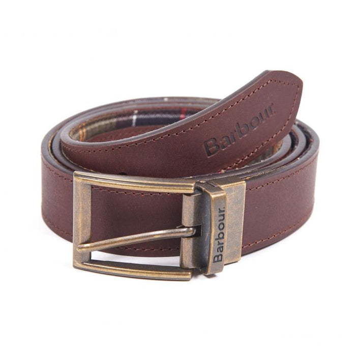 Barbour Tartan Leather Belt Classic