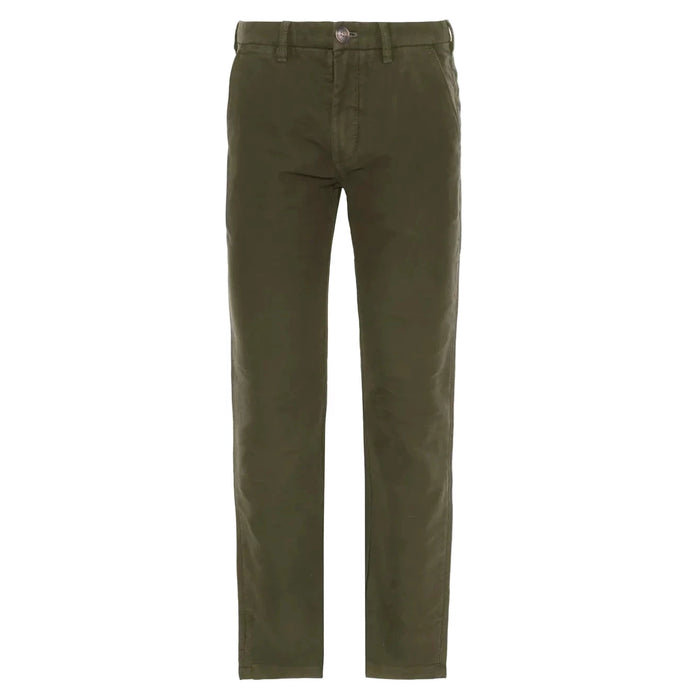 Barbour Moleskin Tailored Trousers - Dark Olive