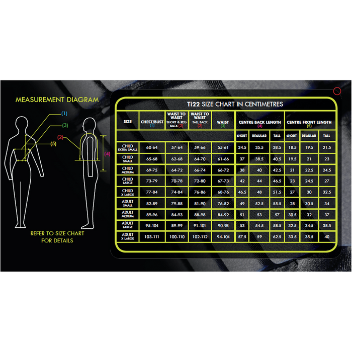 Champion Titanium Ti22 Back Protector - Kids