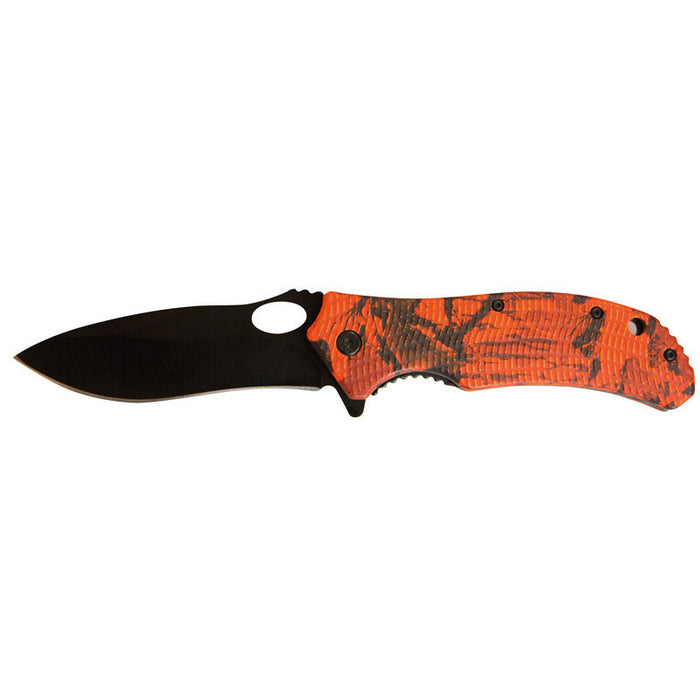 ProHunt Orange Camo Folding Knife