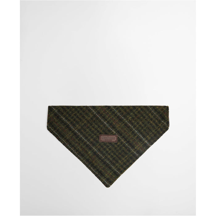 Barbour Wilkin Dog Bandana - Olive Check
