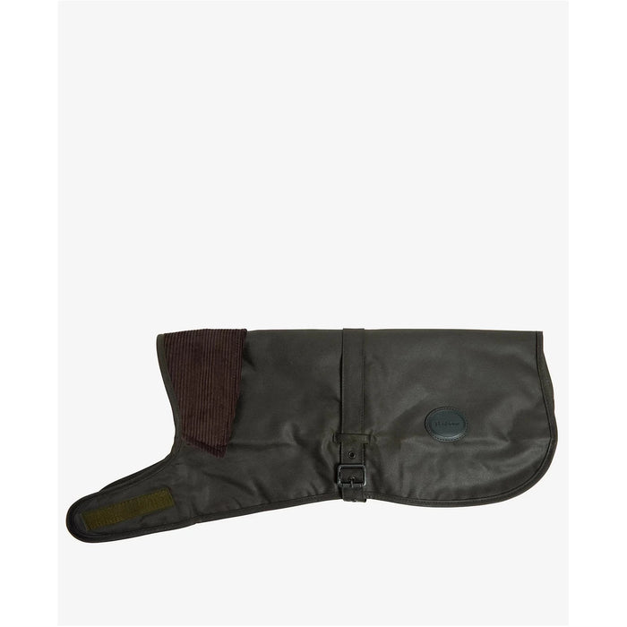 Barbour Waxed Dog Coat  Lightweight - Olive  0008