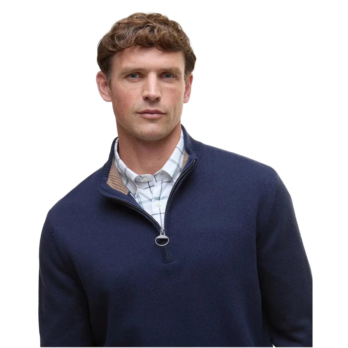 Barbour Kelson Half-Zip Jumper - Navy