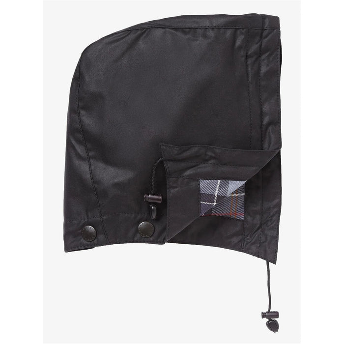 Barbour Waxed Cotton Hood - Black