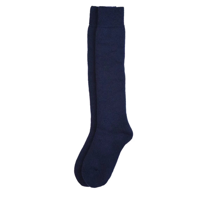 Barbour Wellington Knee Socks - Classic Navy