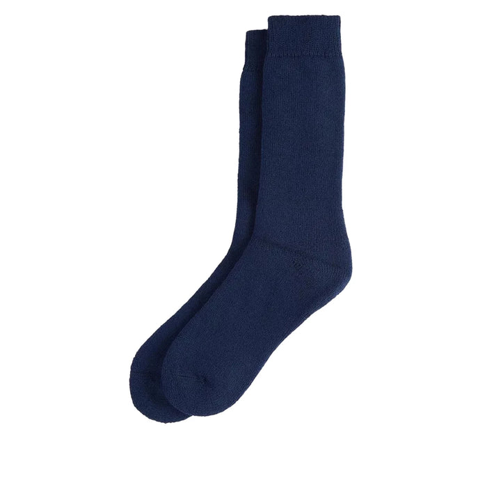 Barbour Wellington Calf Socks - Navy