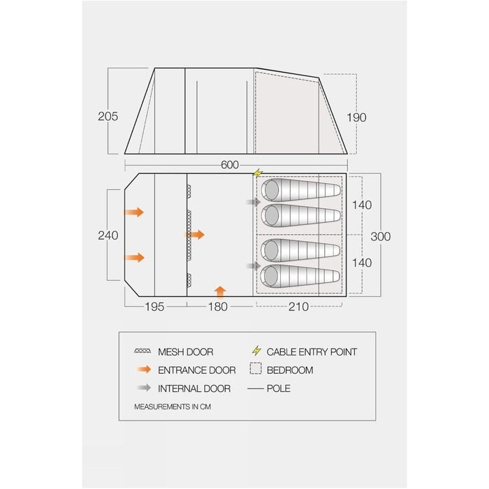 Vango Lismore Air 450 Tent