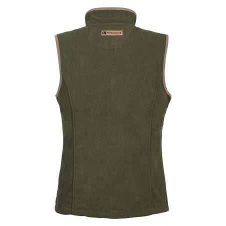 Percussion Scotland Ladies Fleece Vest - Khaki 6133