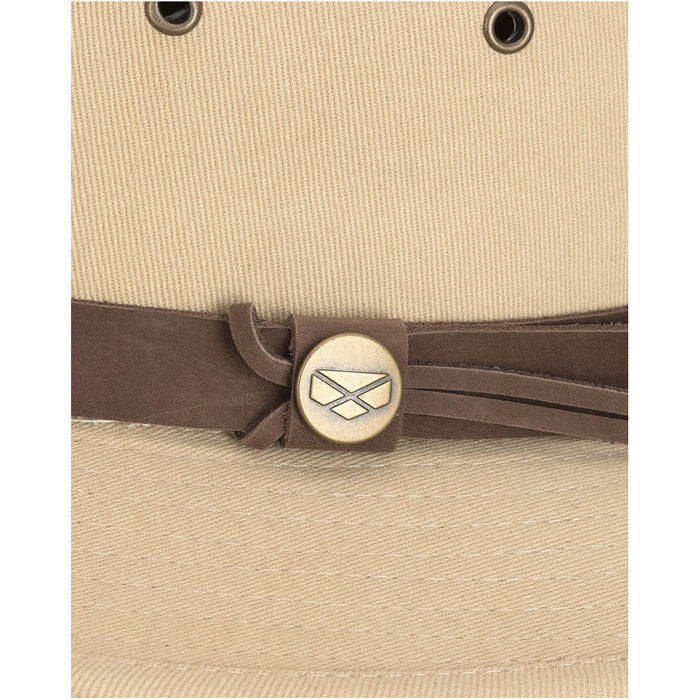 Hoggs Panmure Canvas Foldable Hat - Sand
