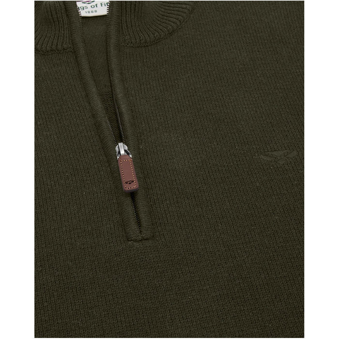 Hoggs Falkirk 1/4 Zip Ferm Green