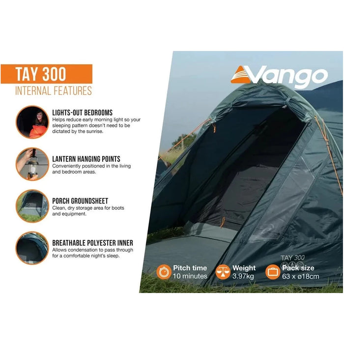 Vango Tay 300 3 Man Tent