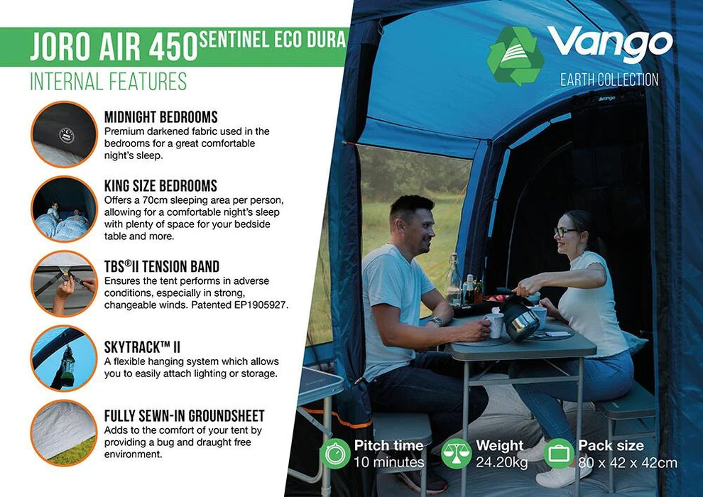 Vango Joro Air 450 Sentinel Eco Dura Package Tent