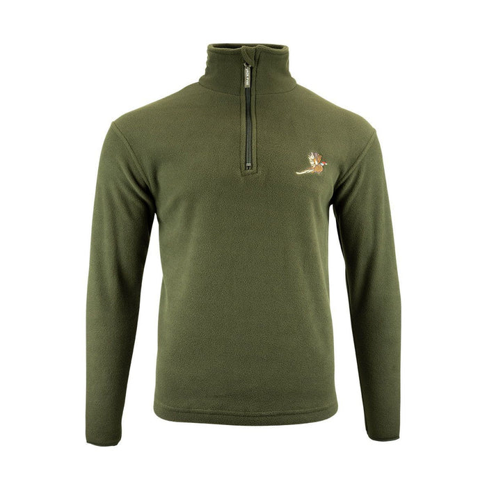 Jack Pyke Pheasant Motif Half Zip Fleece