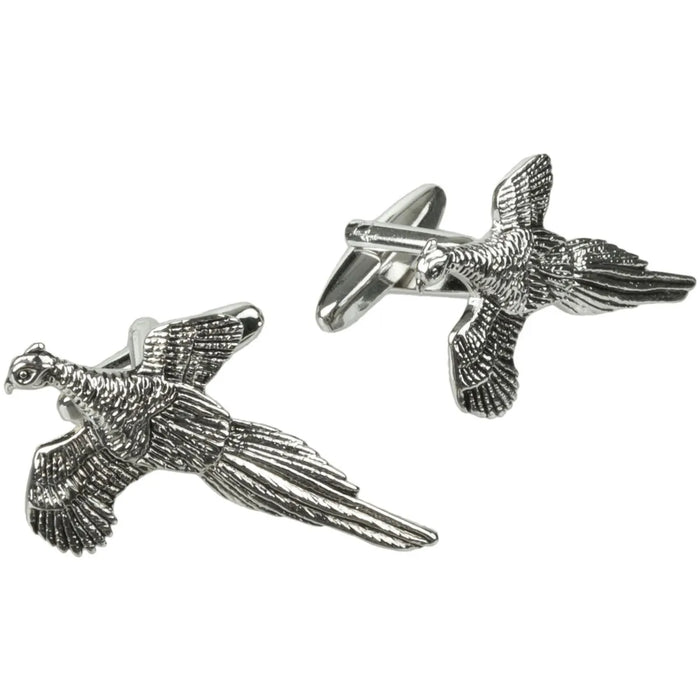 Jack Pyke Tie  Hanky & Cufflinks Gift  Set - Pheasant