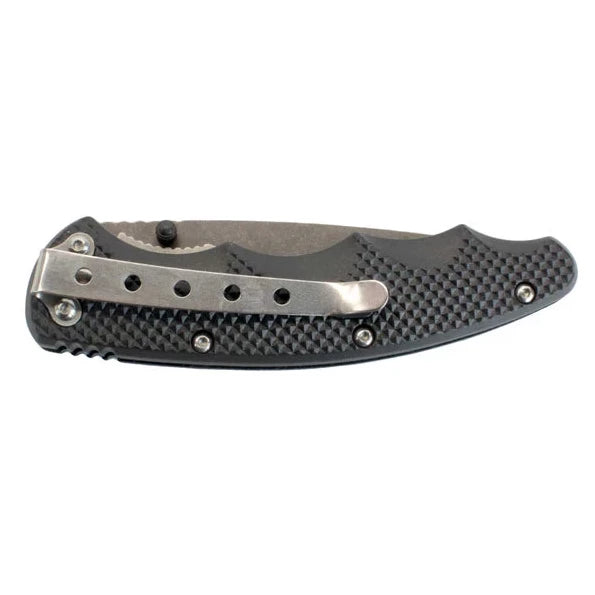 Podium Black Plastic Folding Knife  201520S