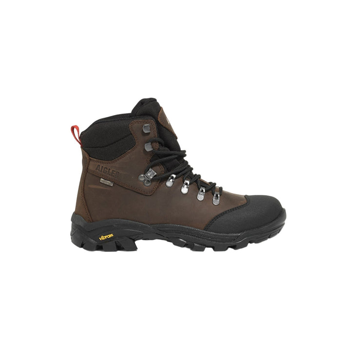Aigle LaForce Vibram Boots - Dark Brown