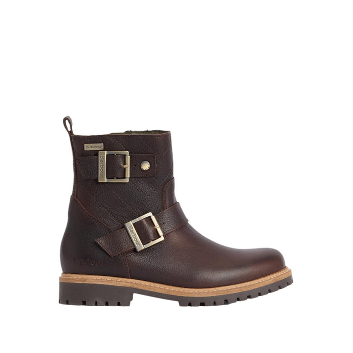 Barbour Bramble Double Buckle Boots - Dark Brown
