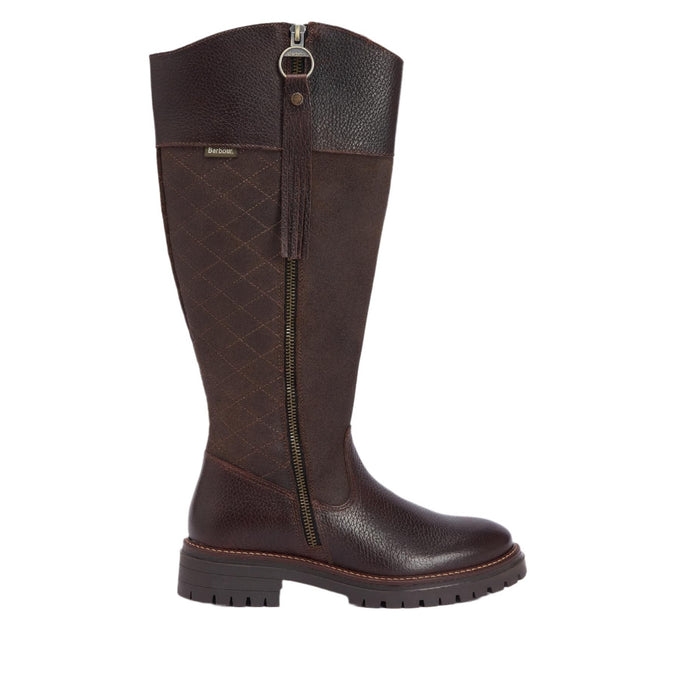 Barbour Ingrid Knee-High Boots - Dark Brown