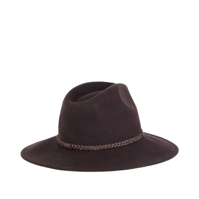 Barbour Tack Fedora Hat  - Chocolate