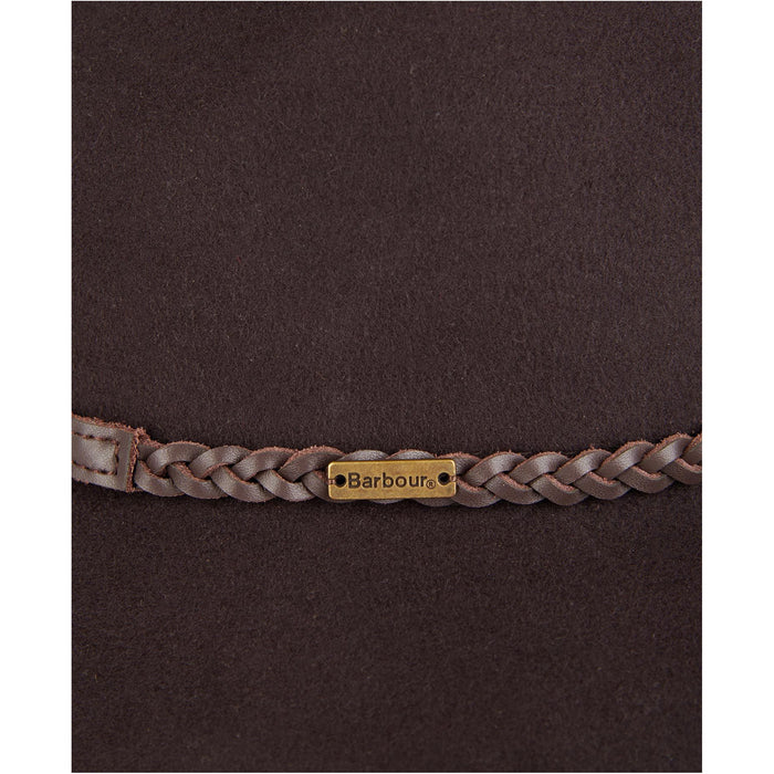 Barbour Tack Fedora Hat  - Chocolate