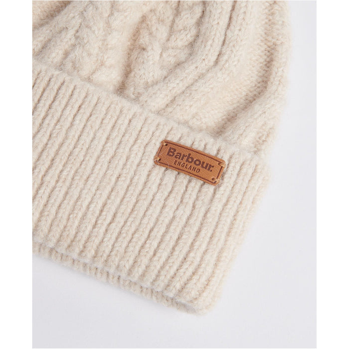Barbour Elsdon Beanie Hat - Eggshell
