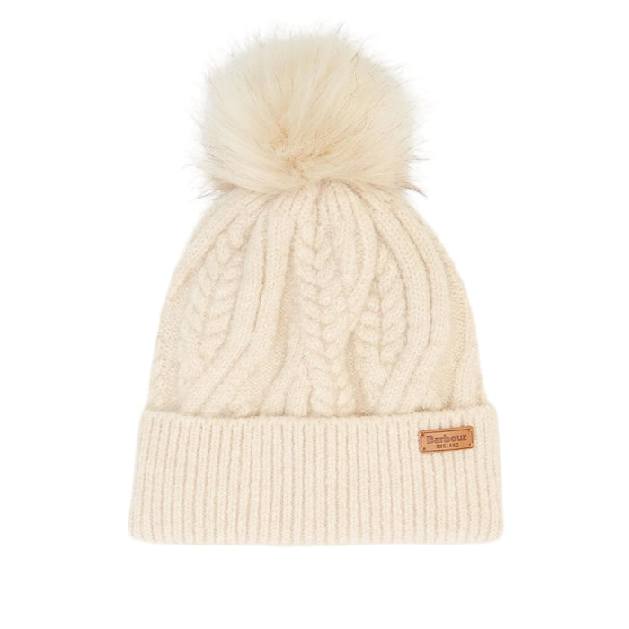 Barbour Elsdon Beanie Hat - Eggshell