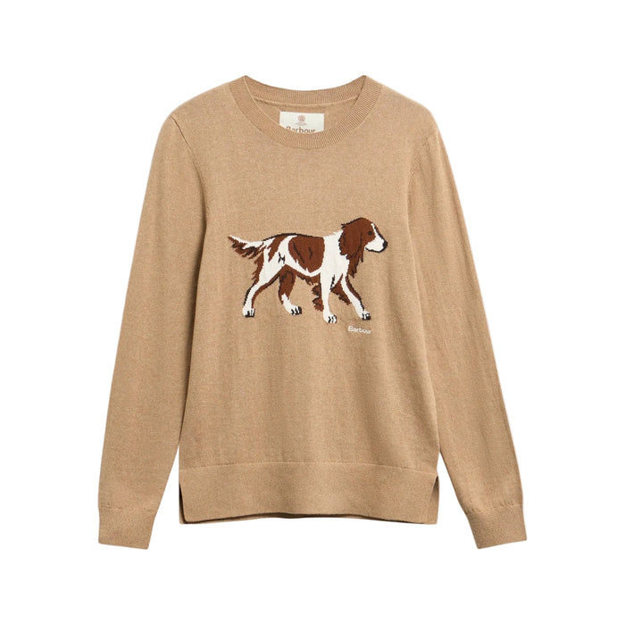Barbour Fareham Crew Neck Jumper - Warm Trench